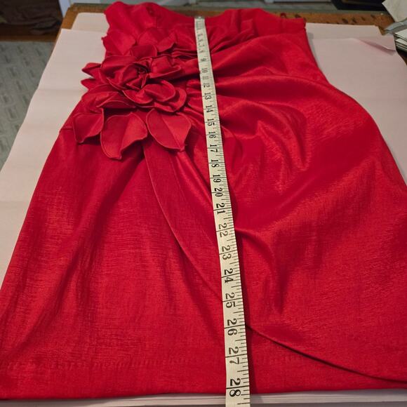 Cache women’s strapless red cocktail mini dress. Size 12. - Picture 10 of 10